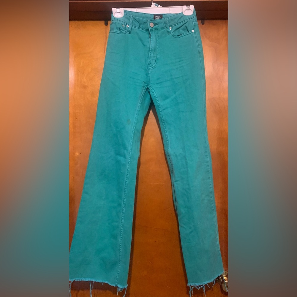 BDG Urban Outfitters Size 24 Green Denim Jeans